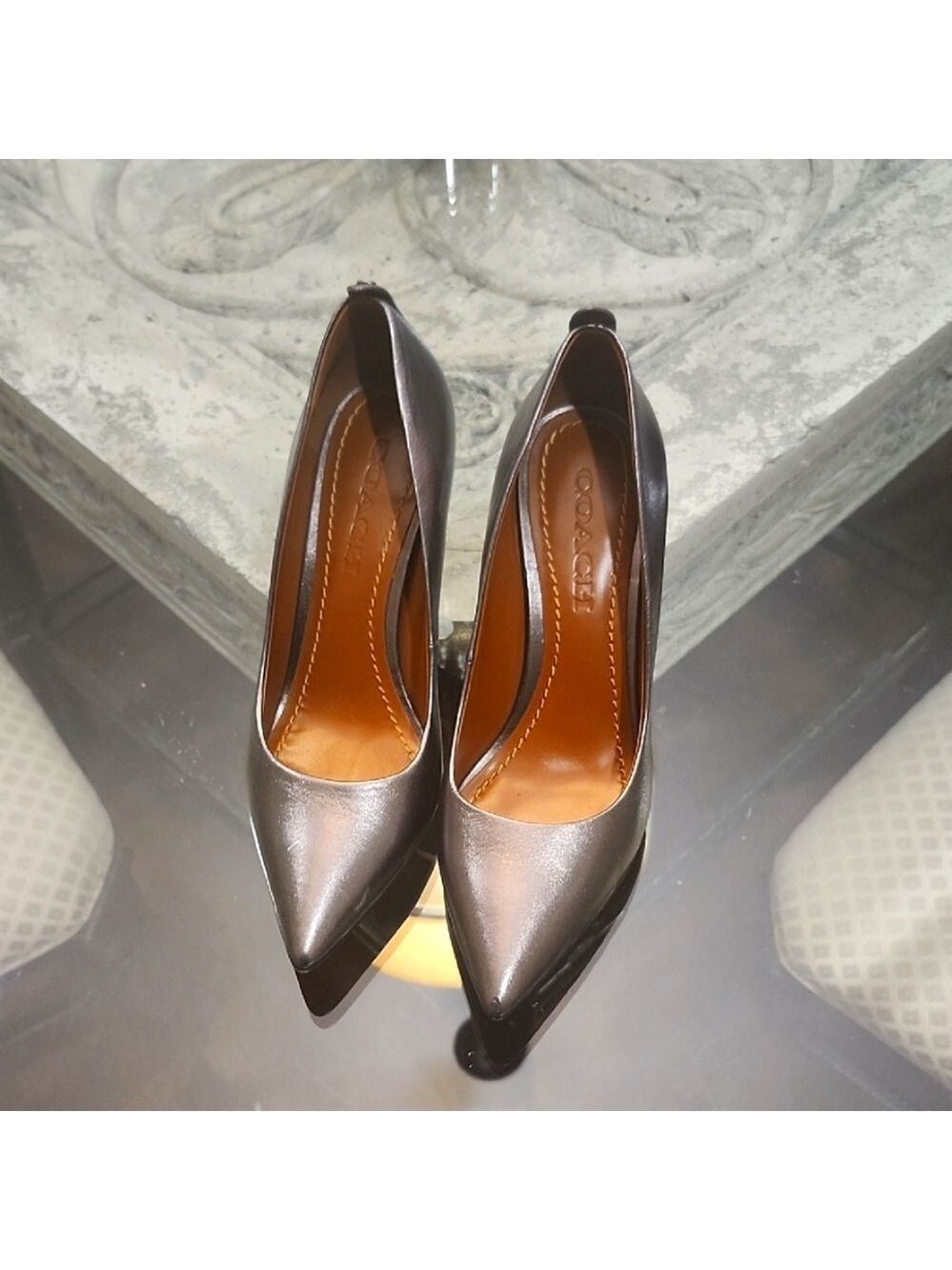Coach Women's Leather Heels 6.5